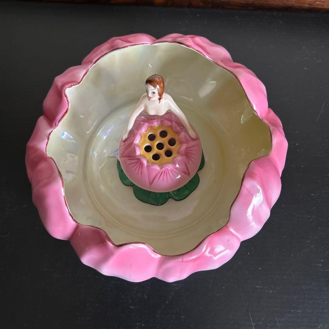 オールドノリタケ　デコレディ　人魚　 フィンガー　マーメイドボール