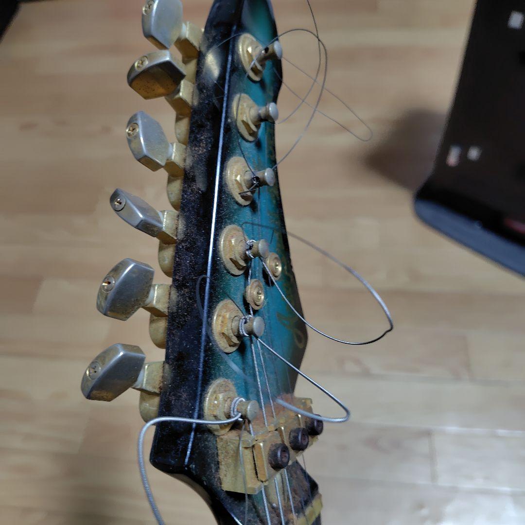 ま*み様 Z-Deluxe エレキギター グラデーションブルー　ジャンク品