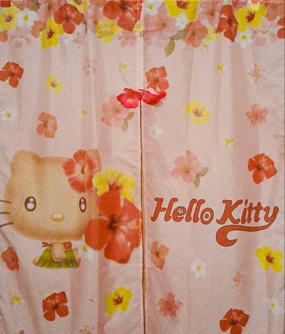 お値下げ中！日焼けキティ♡のれん 激レア！新品未使用未開封 大人気日焼けキティ♡