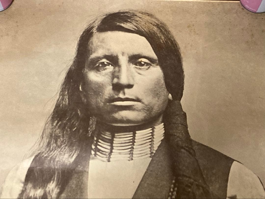 ビンテージ ネイティブアメリカン オグラララコタ インディアン ポスター 当時物