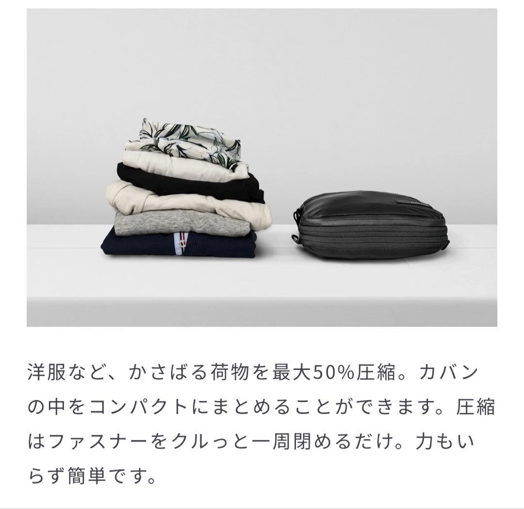 HOLICC PackBag+ Lサイズ　黒　ショルダーストラップなし※中古
