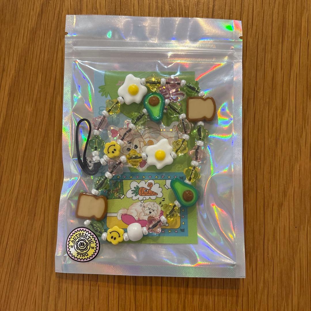 【正規品】String Ting ストリングティング　ストラップ　アボカド　卵