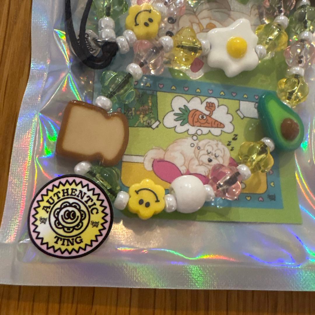 【正規品】String Ting ストリングティング　ストラップ　アボカド　卵