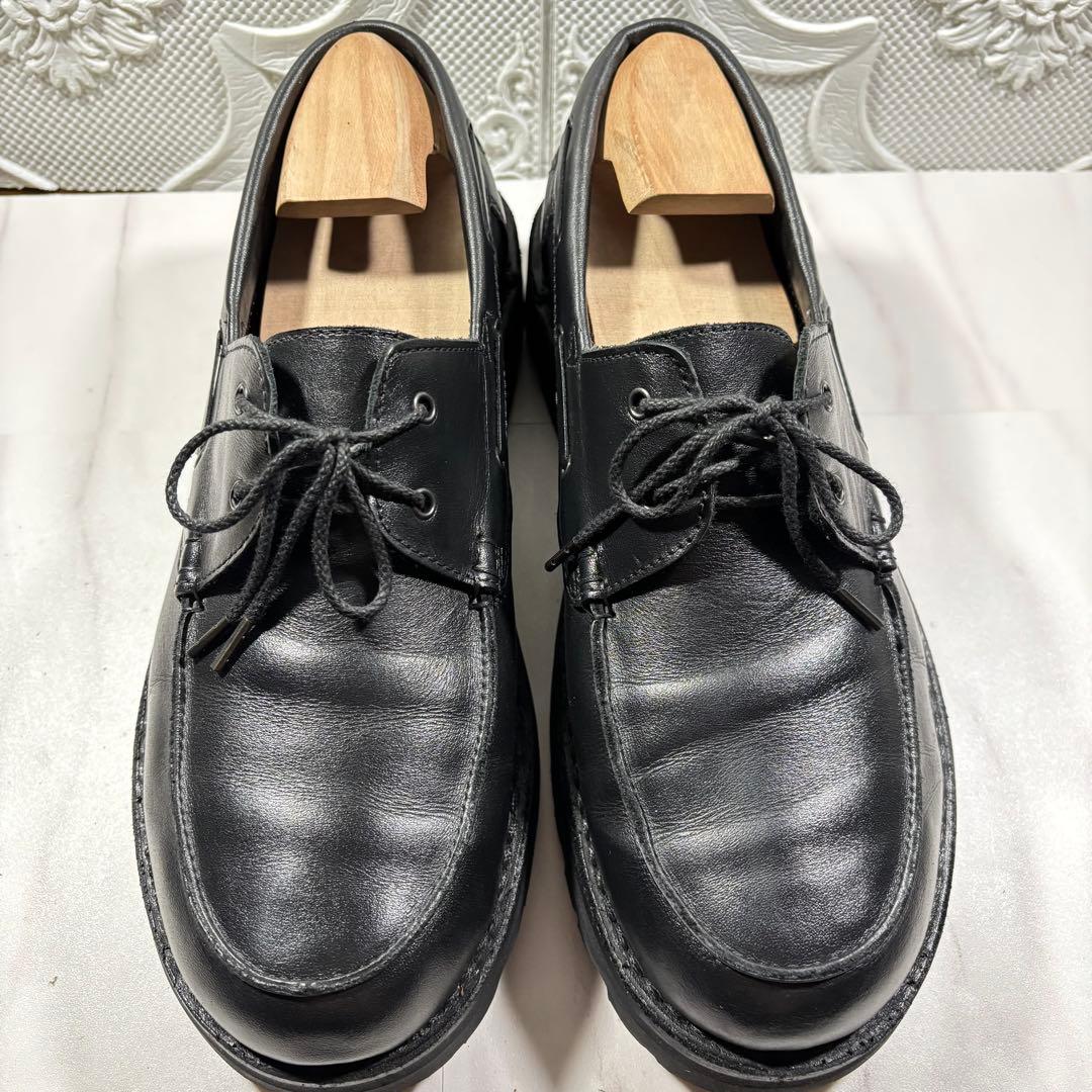 美品　リプロダクション オブ ファウンド　レザー　デッキシューズ　ラバーソール