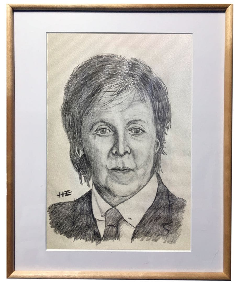 まだまだ若い、Paul McCartney応援鉛筆デッサン。