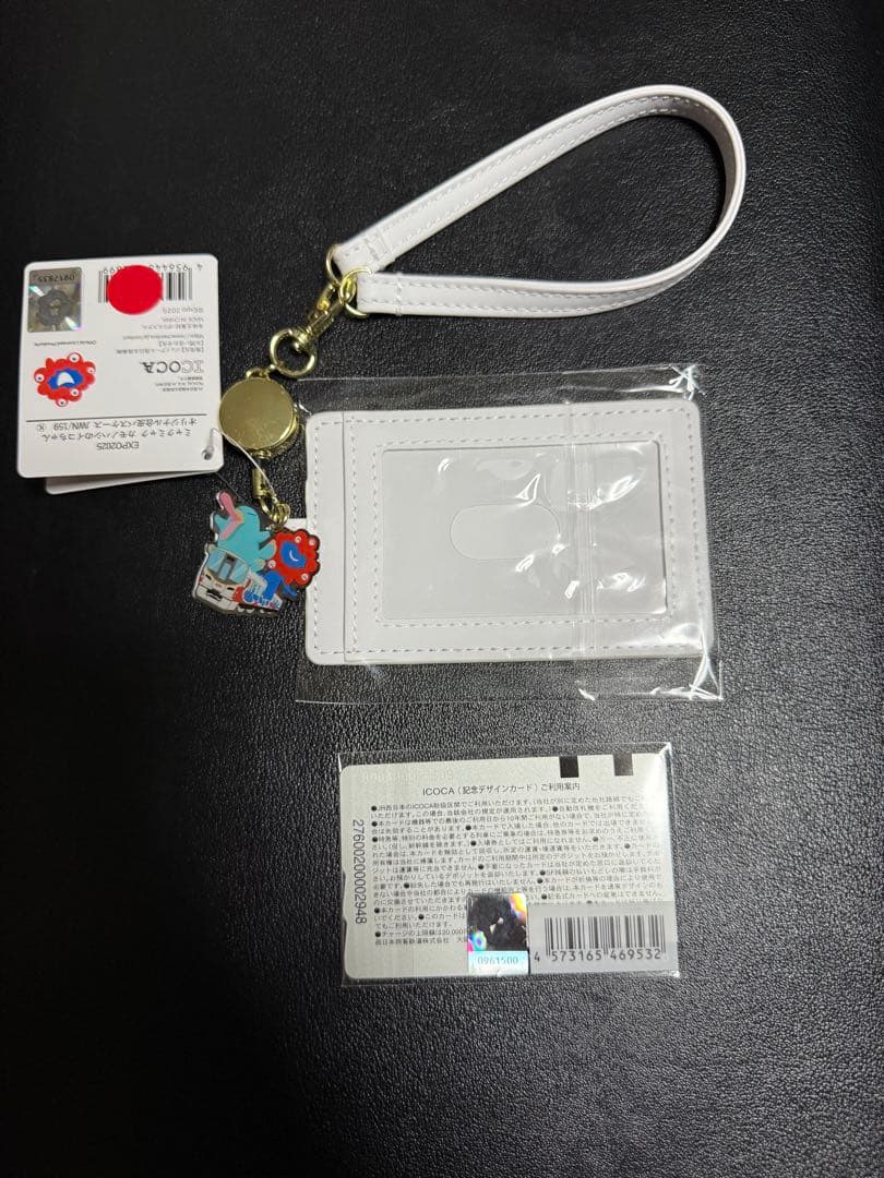 EXPO2025　大阪万博　限定　ICOCA　＋　合皮パスケース　ミャクミャク
