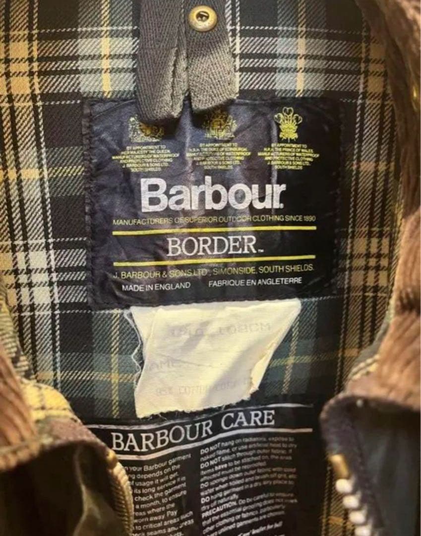 蓮*花様 Barbour BORDER 88年製 80s