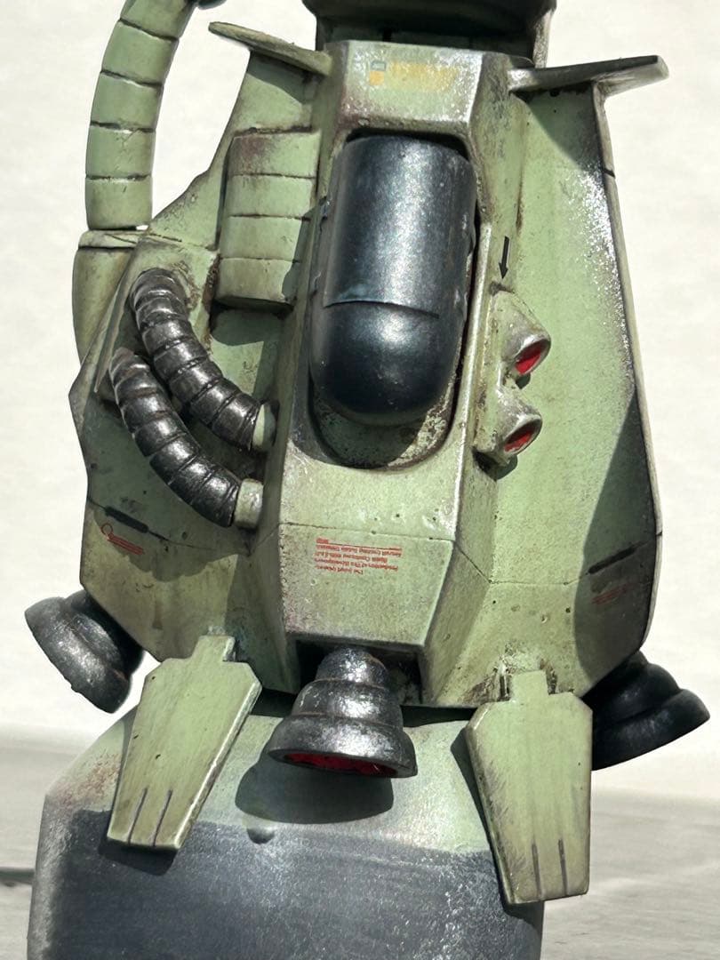 ガンプラ旧キットMSV 1/100 ザク06R筆塗装完成品