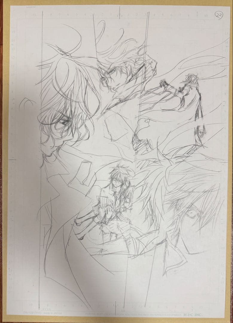 ヴァンパイア騎士　原画展　直筆　原稿下絵　④