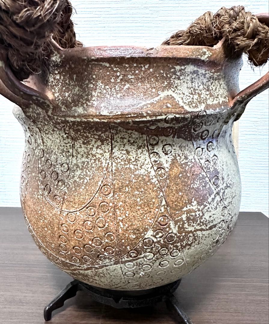 GerdKnapper ゲルトクナッパー 吊花入　１９７９年作　益子焼　真作保証