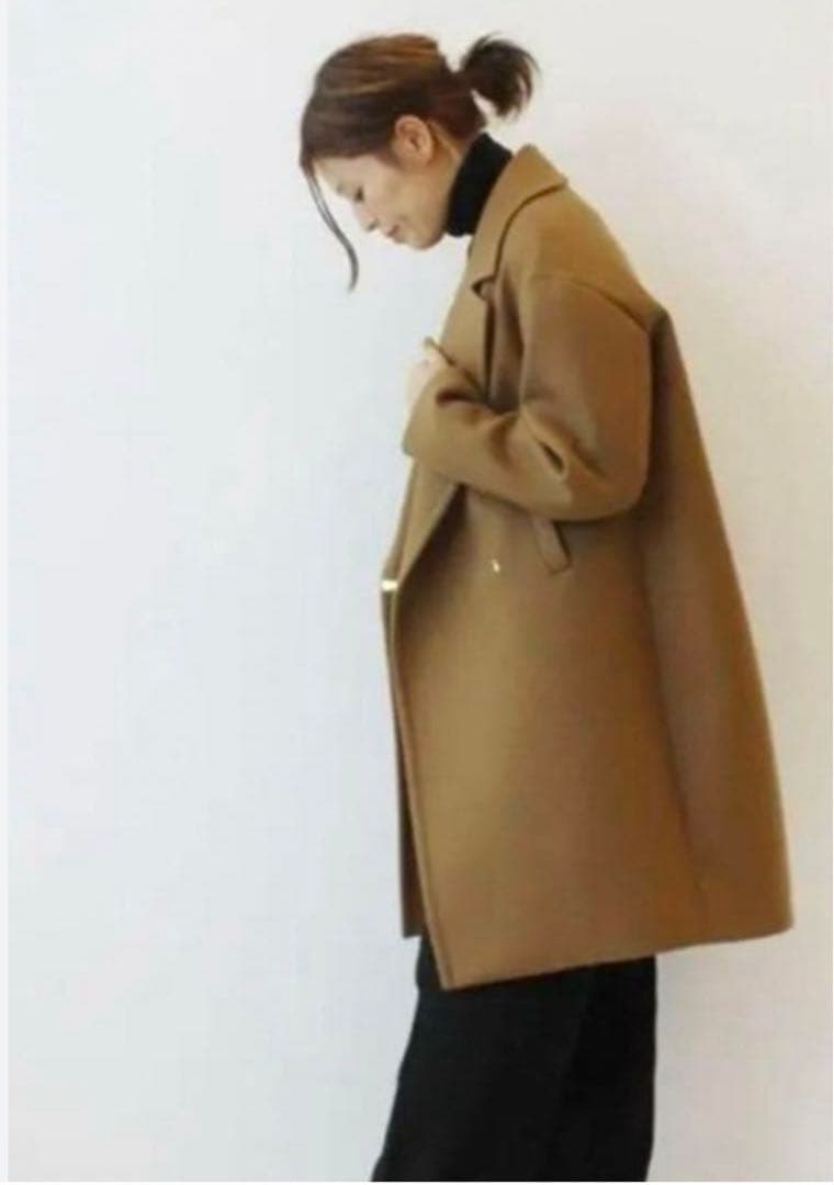 Deuxieme Classe キャメル チェスターコート