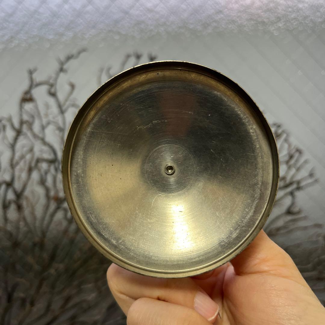 骨董　時代ガラス　希少　南京型　小振り　飴屋瓶　キャンディポット 小物入れ