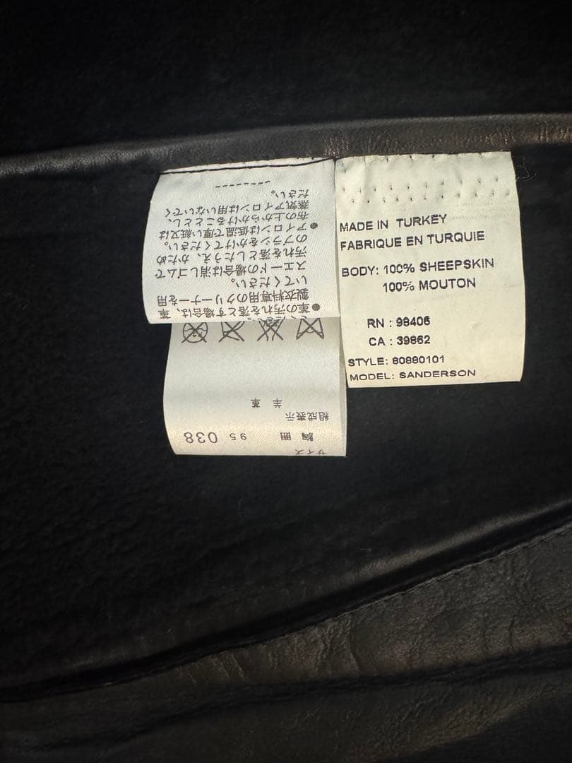 Theory メンズ ライダース ダブル サイズ38 冬でも着用可