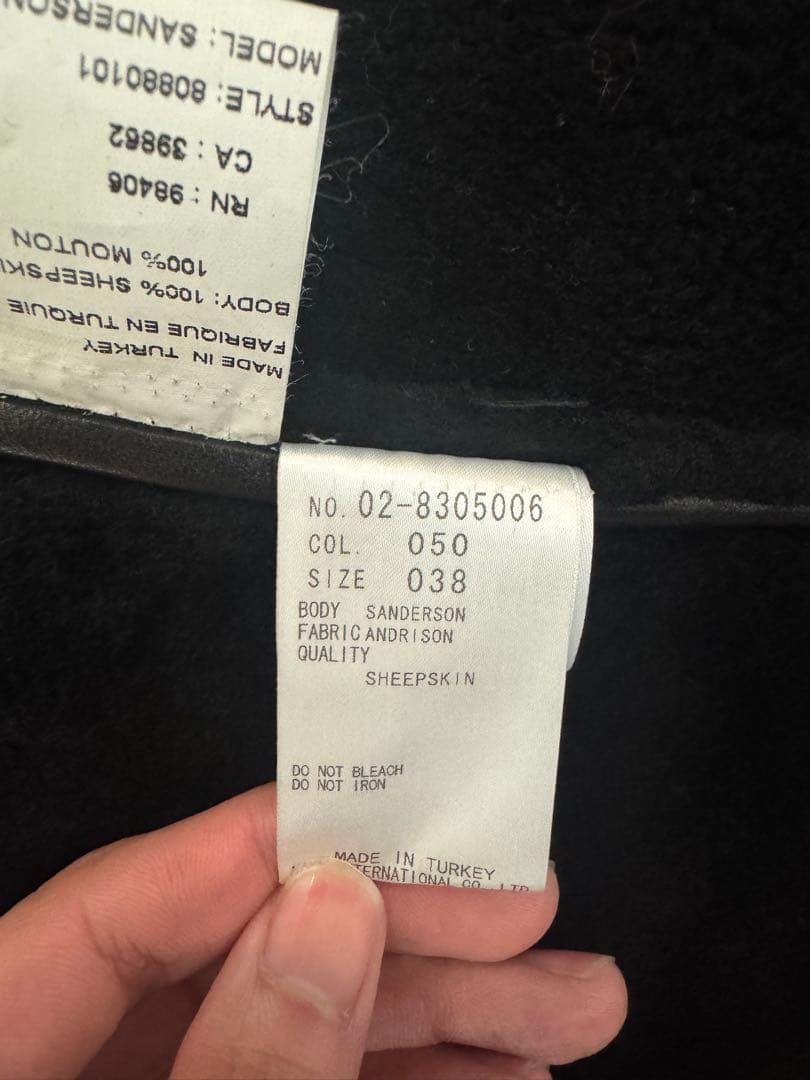 Theory メンズ ライダース ダブル サイズ38 冬でも着用可