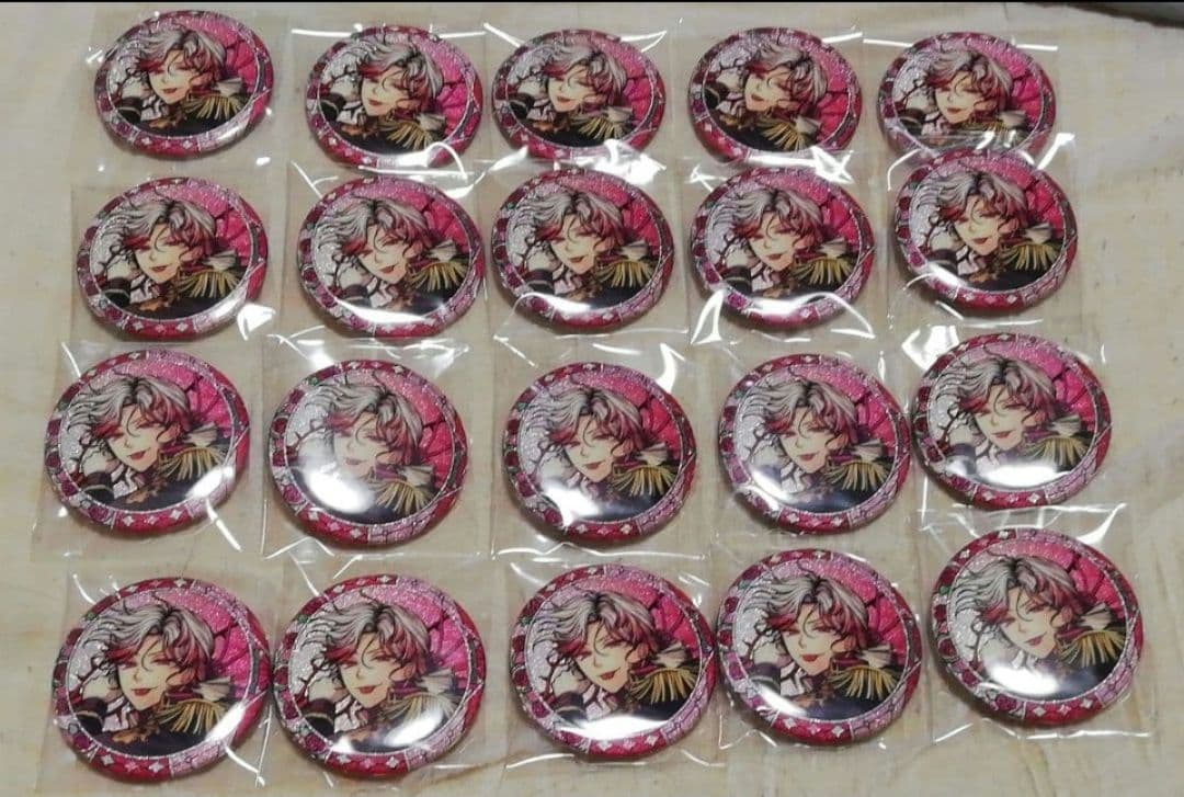 悪魔執事と黒い猫 あくねこ アモン　 缶バッジ　サンリオ　グリッター缶バッジ