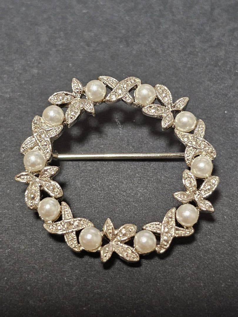 【お値下げ】ヴィンテージ　シードパールとシルバー　ペンダント