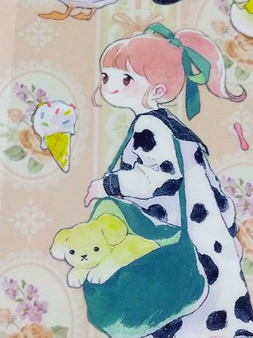 ✩再販✩J509＃牛奶妹妹(PET)吾心切り売り海外人物マステ女の子