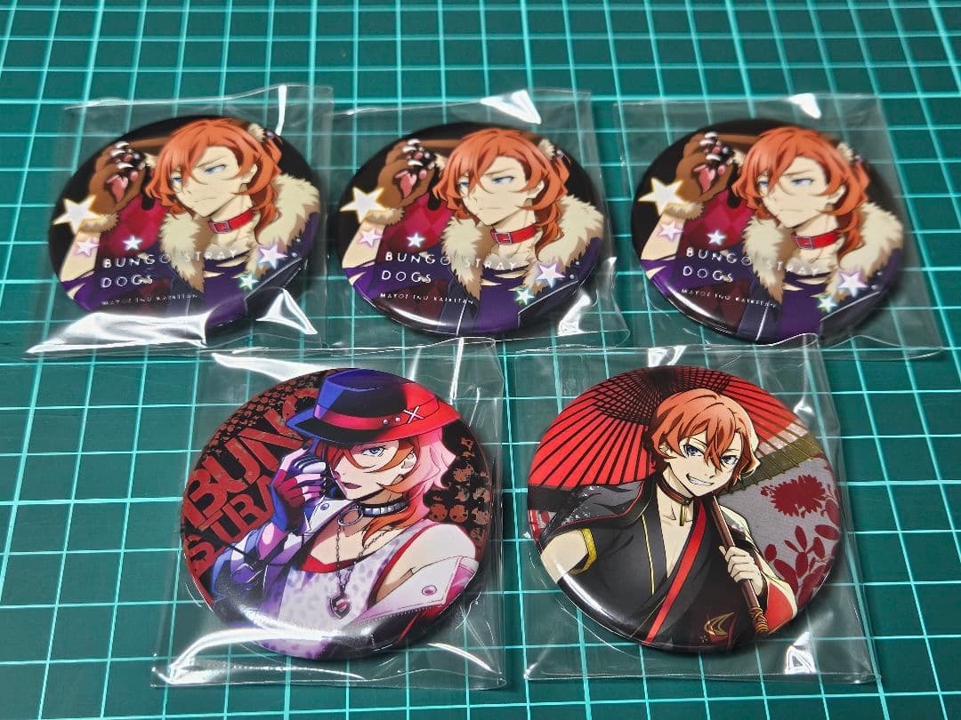 中原中也 文マヨ 缶バッジ5点