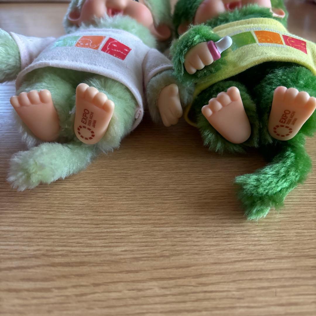 モンチッチぬいぐるみ 2体セット愛知万博コラボ