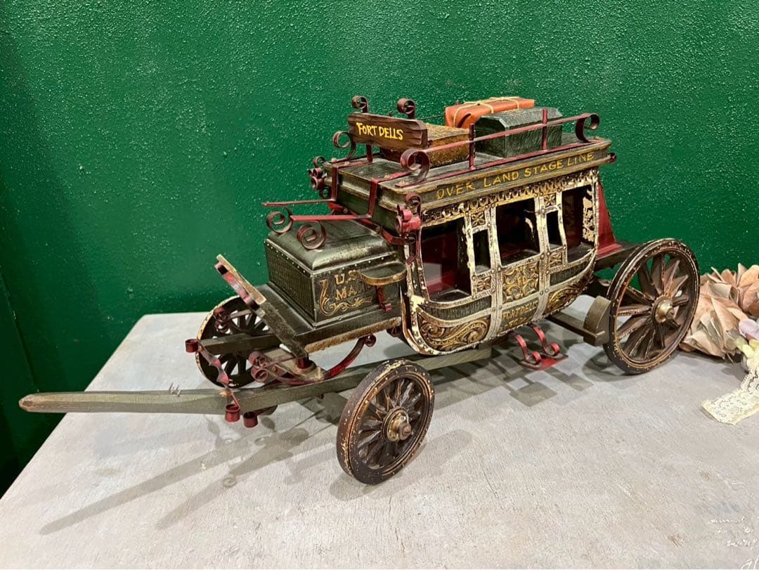 馬車 置物 アンティーク 希少 インテリア