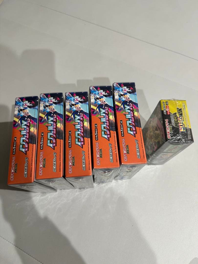 ポケモンカードインフェルノX未開封5BOX メガドリームex 1BOX