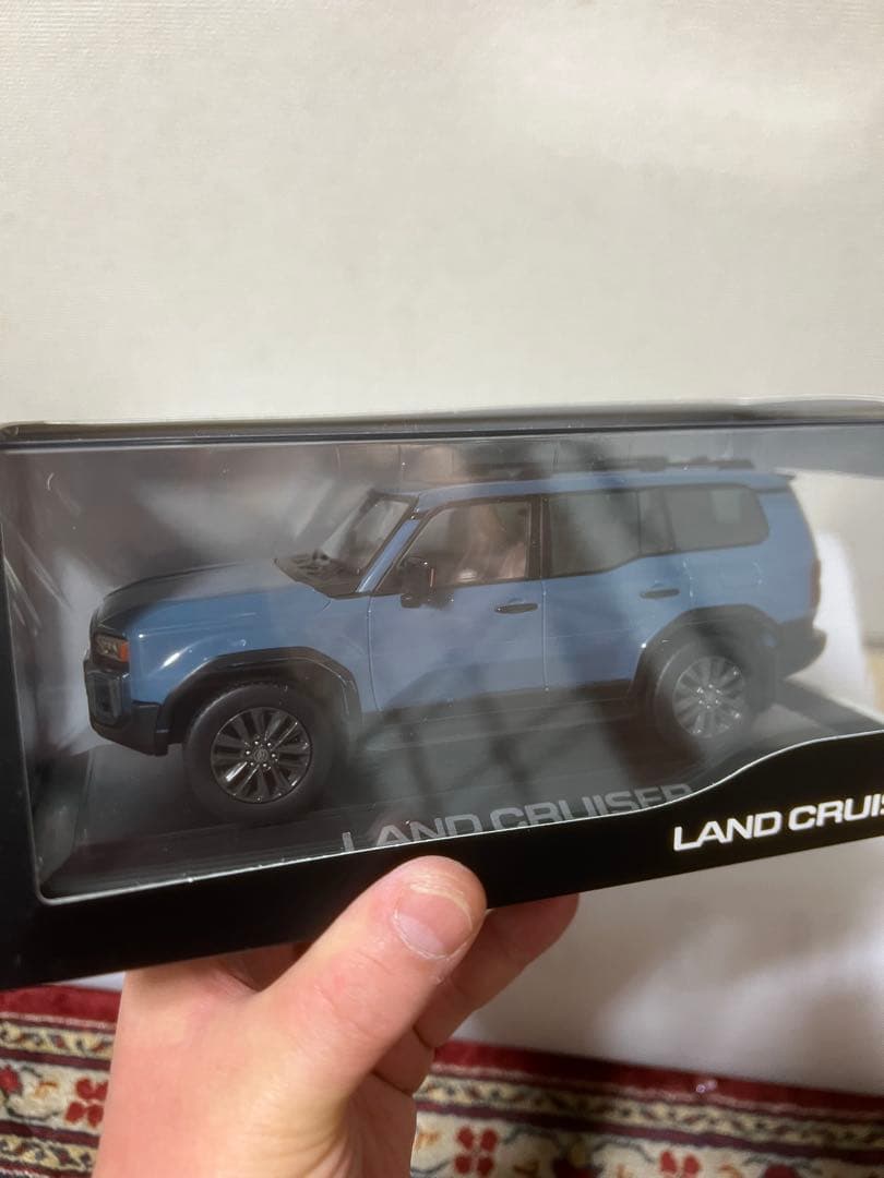 【非売品】 トヨタ ランドクルーザー ミニカー スモーキーブルー