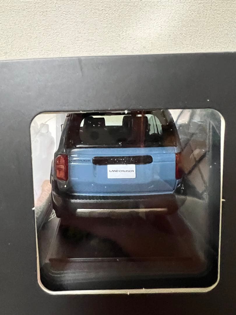 【非売品】 トヨタ ランドクルーザー ミニカー スモーキーブルー