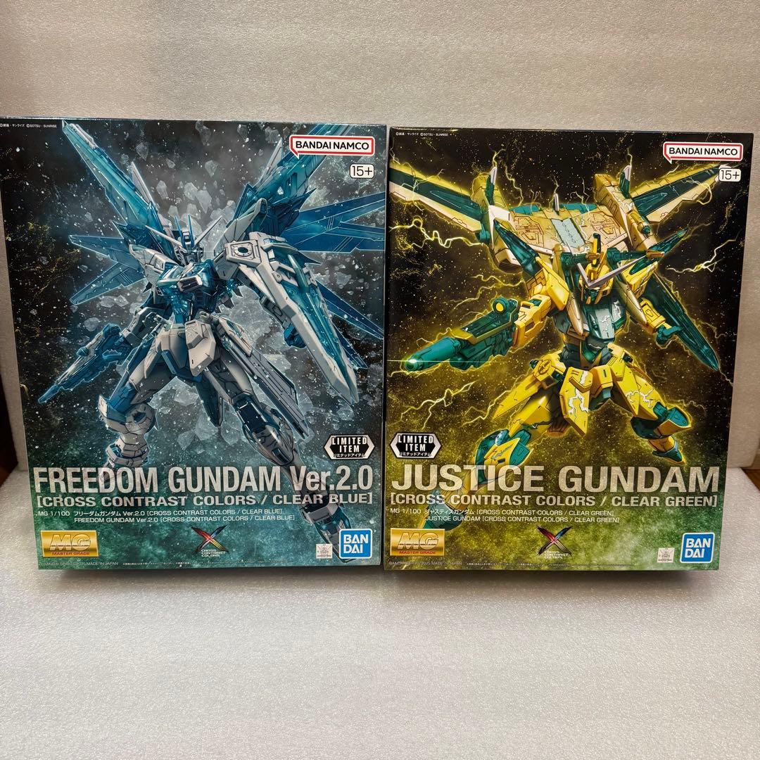【新品】MG 1/100 フリーダム ジャスティス クロスコントラスカラー