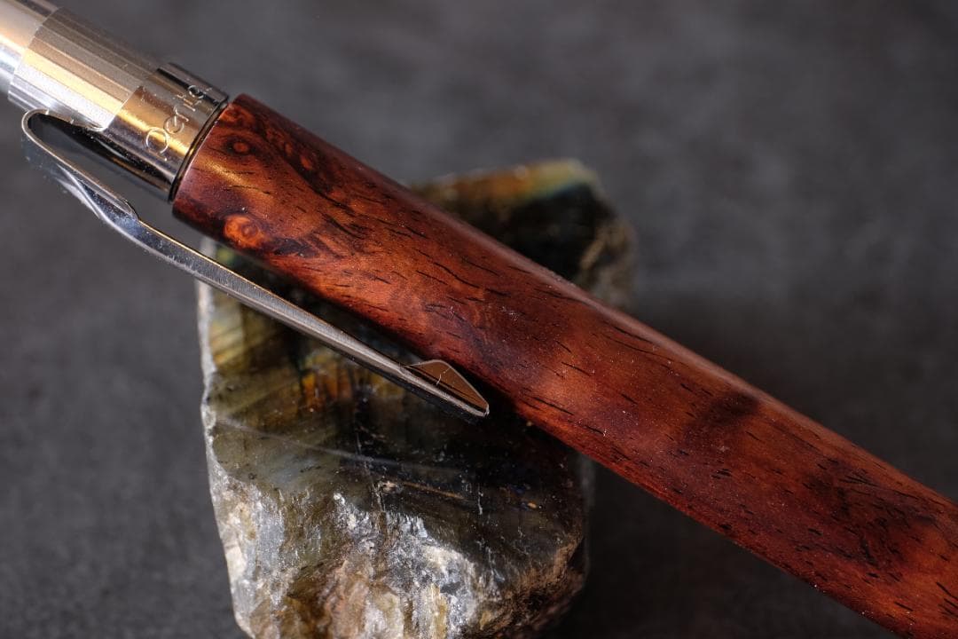 高村杢工房PG5木軸カスタムシャープペンシル0085 ホンジュラスローズ瘤