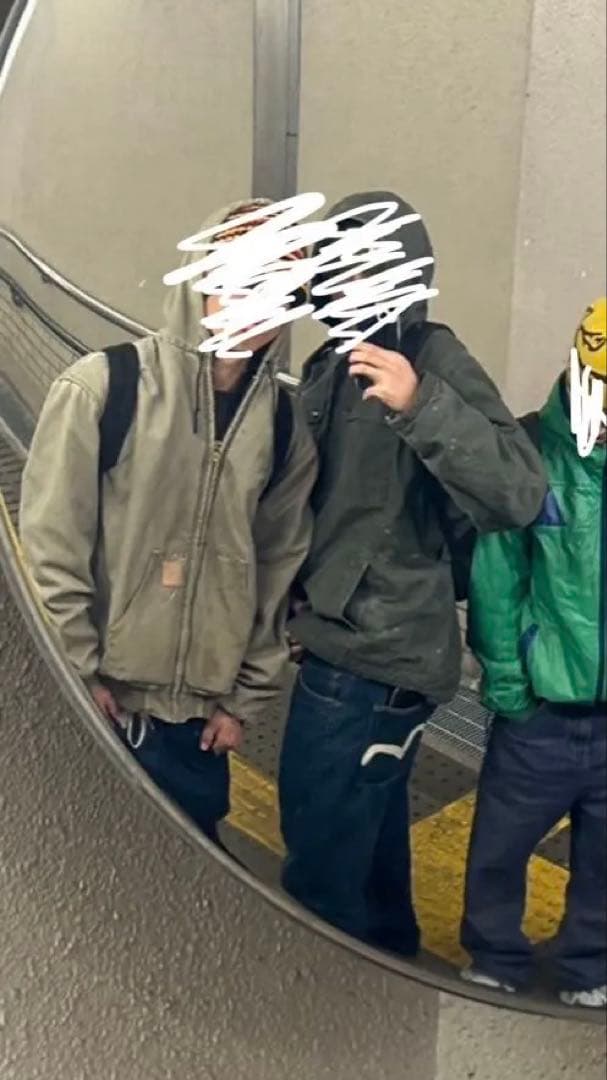 Carharttアクティブジャケット古着フェード感