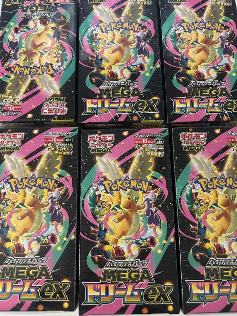 ポケモンカードゲーム MEGA ドリームEX 6BOX