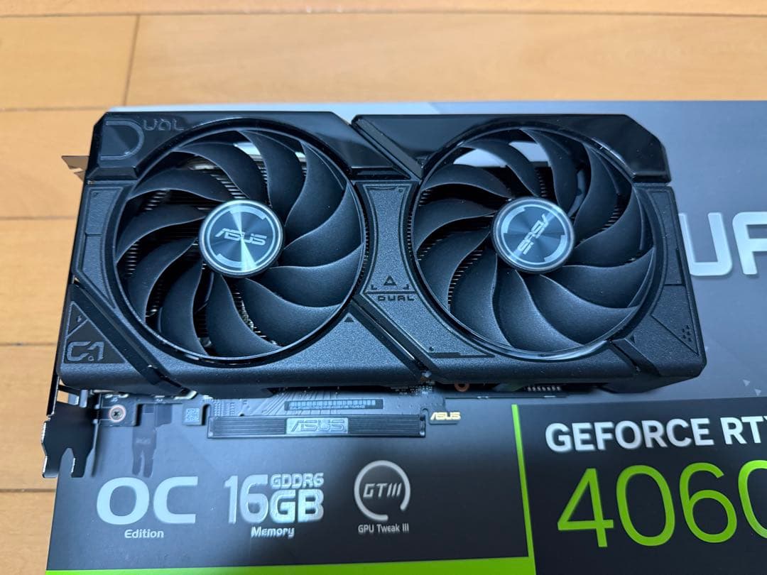 グラフィックボード・グラボ・ビデオカード ASUS NVIDIA GeForce RTX 4060 Ti 16GB