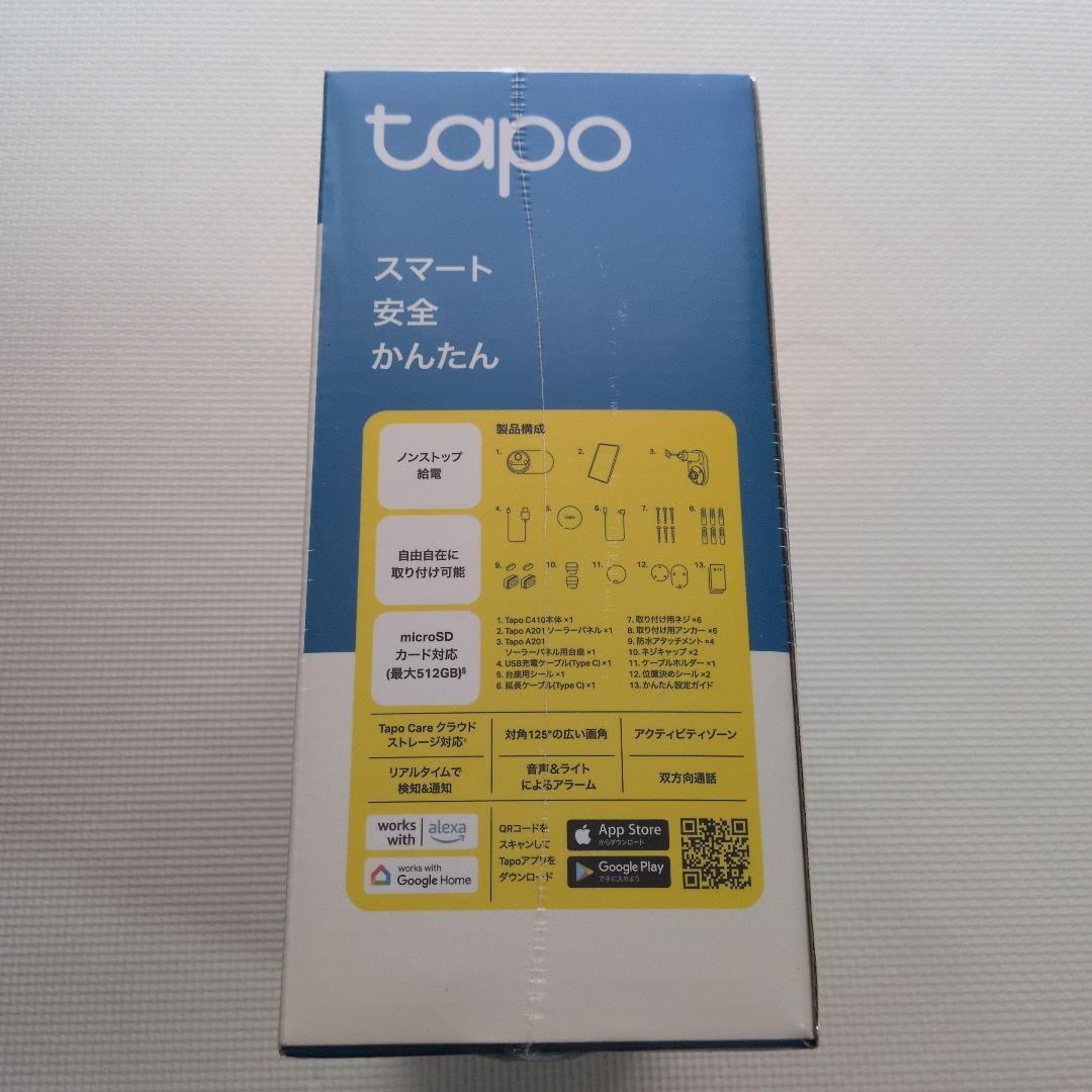 tapo ソーラー充電式セキュリティカメラ Tapo C410