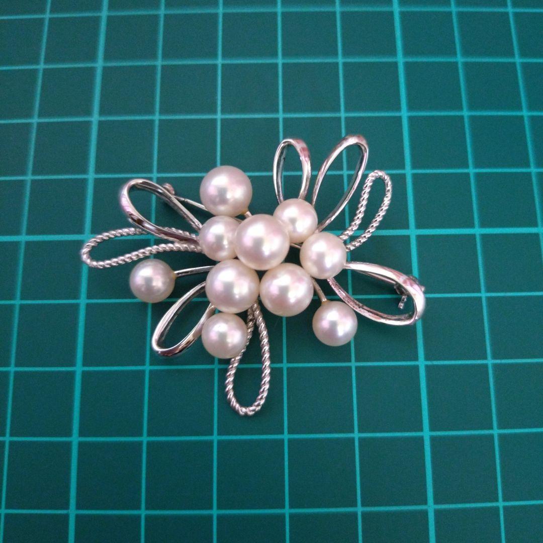 ミキモト SILVER ブローチ