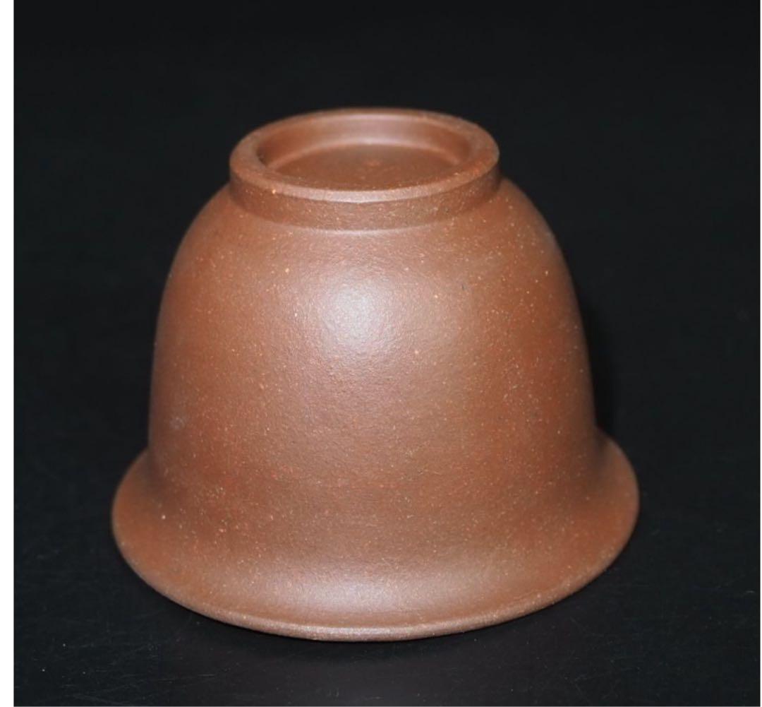 送料無料　70年代輸出品 中国宜興紫砂煎茶碗10客 未使用　煎茶道具