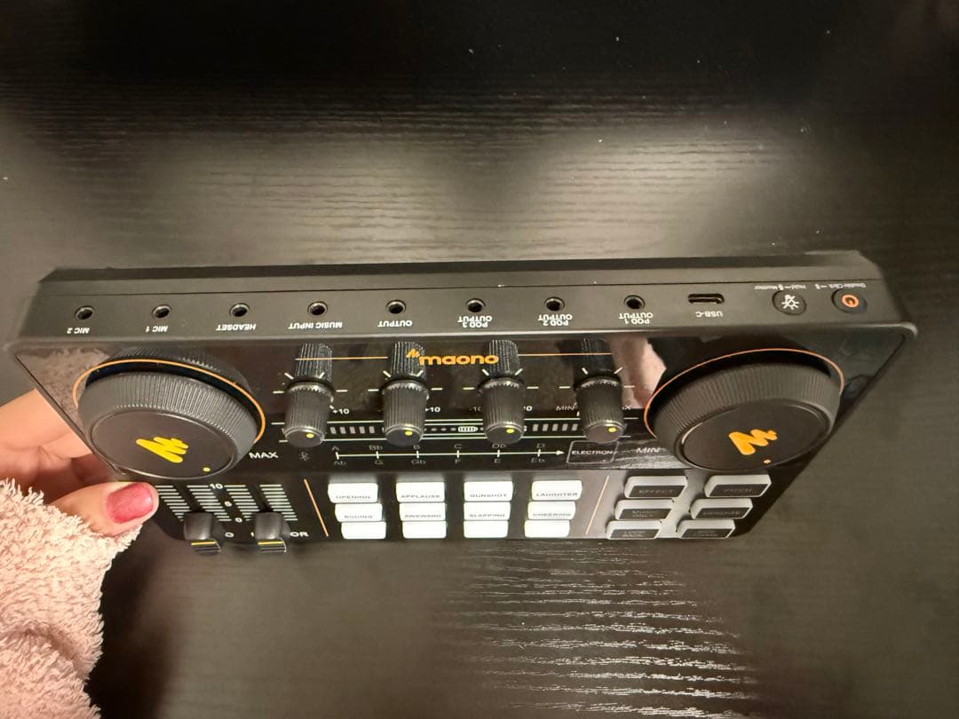 maono オーディオインターフェイス マイク付き