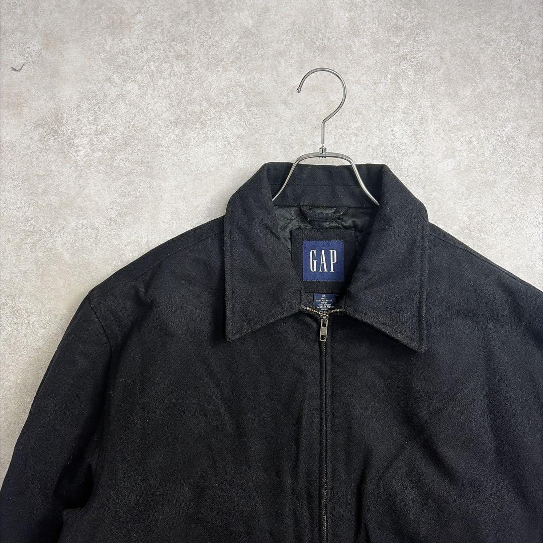 希少XLサイズ✨OLD GAP 90s 肉厚 ウールジップジャケット 中綿