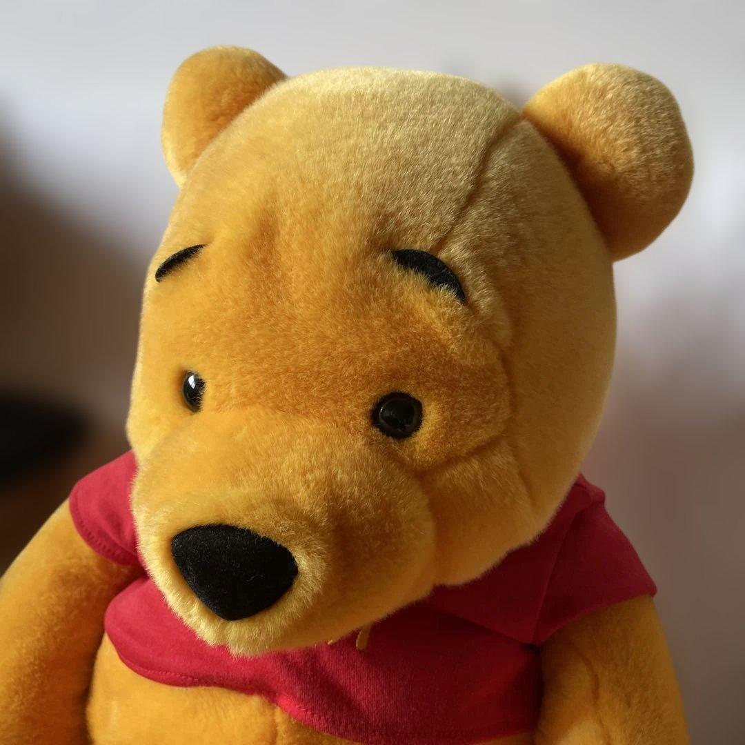 希少品　ディズニーストア　プーさん ぬいぐるみ パペット　美品