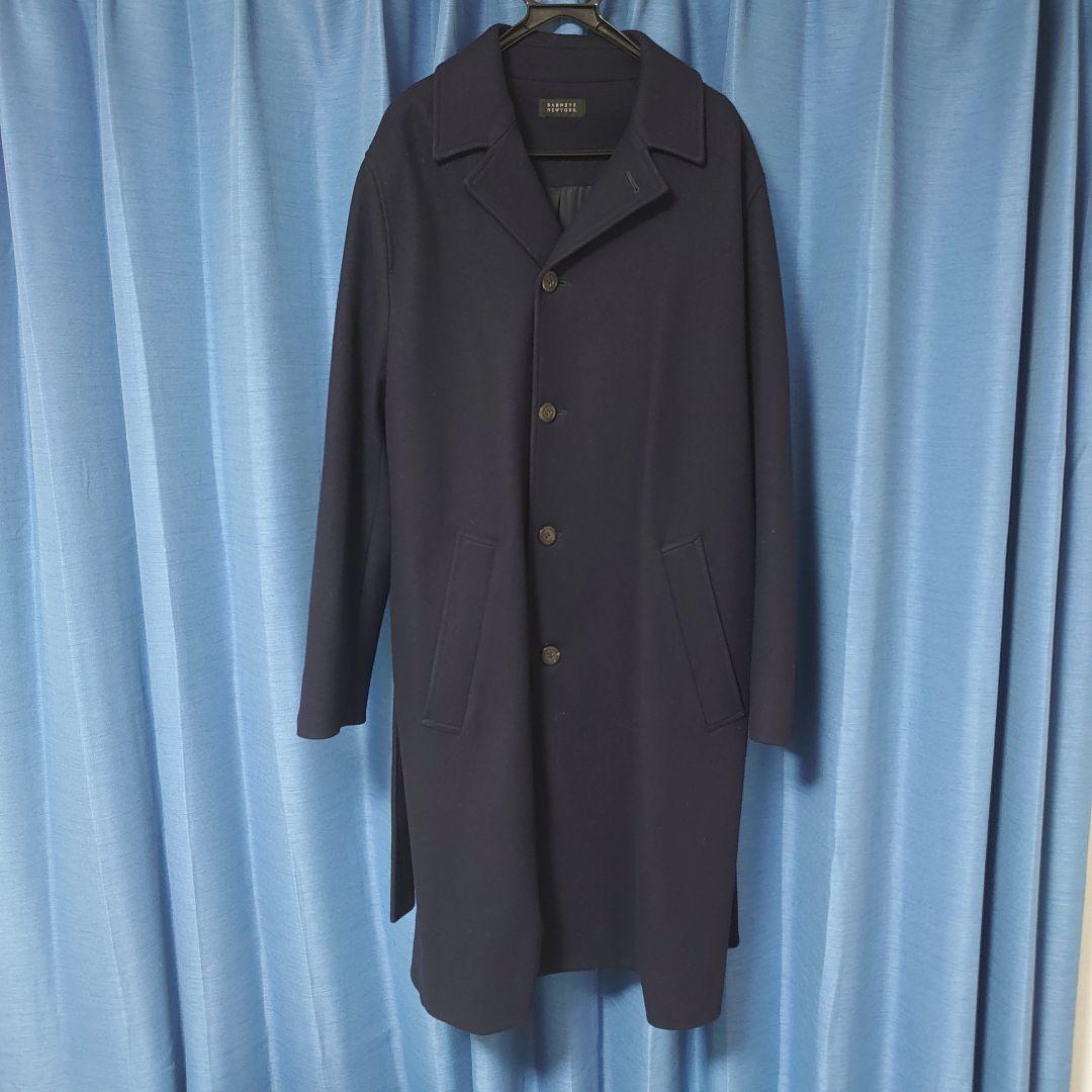 バーニーズニューヨーク　ベルテッドコート　ネイビー　48