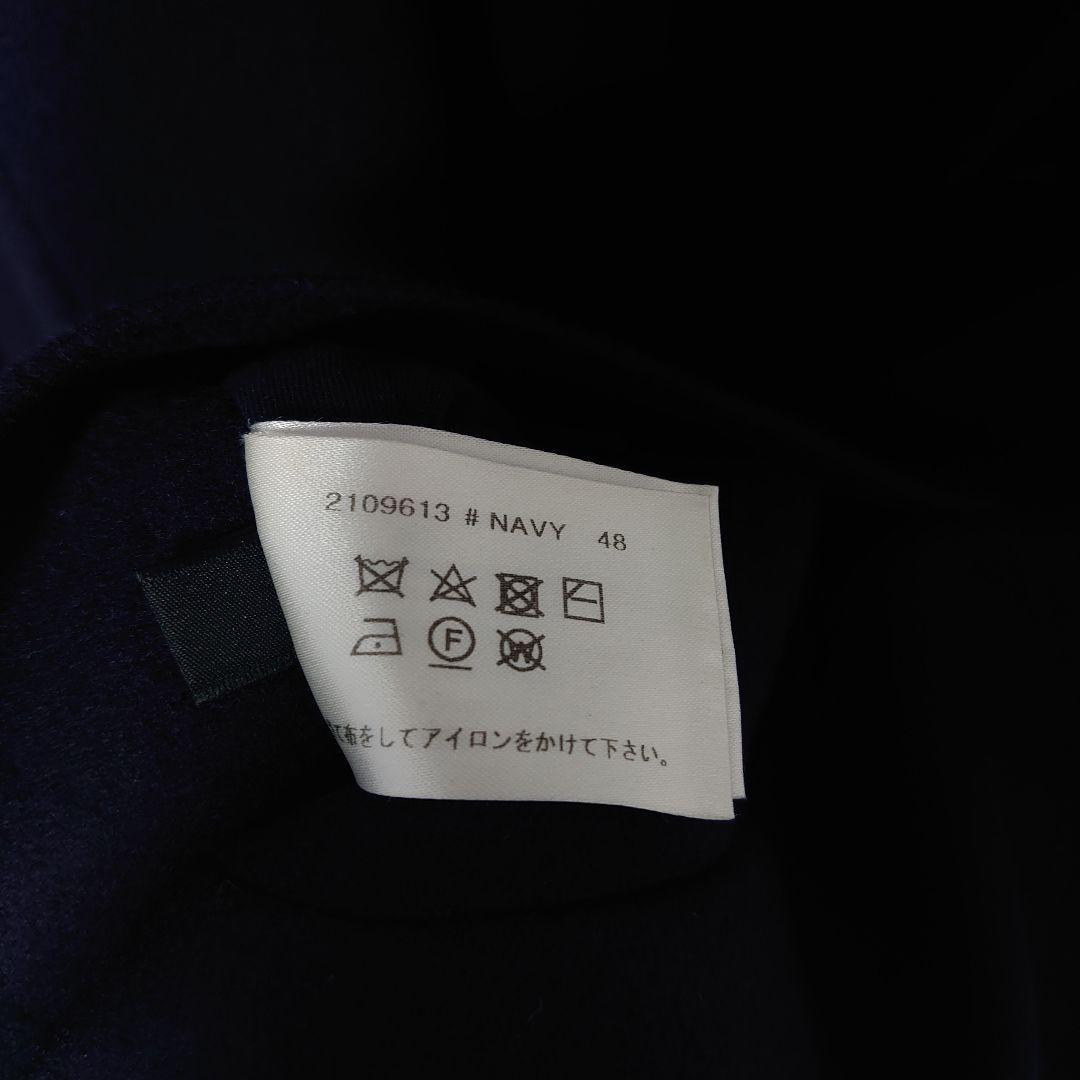 バーニーズニューヨーク　ベルテッドコート　ネイビー　48