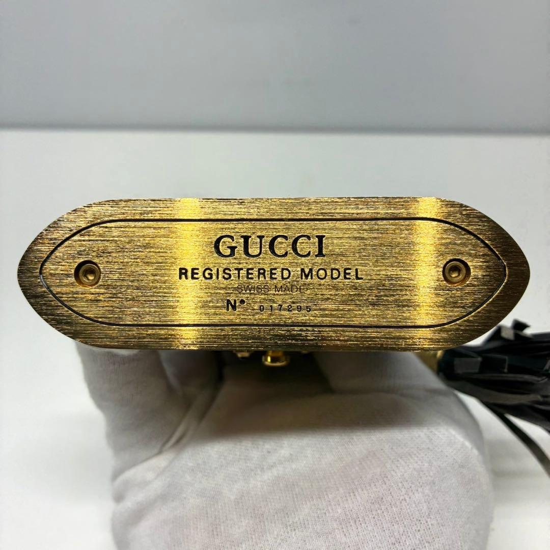 ☆レトロ☆ GUCCI置時計アラーム付き20年物