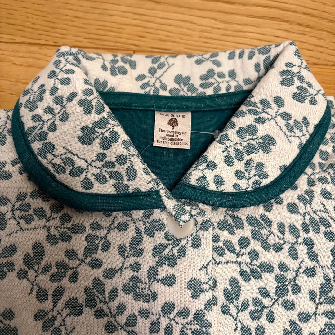 【新品】ナルエーコットン接結（綿入り）厚手ナッツジャガードパジャマ