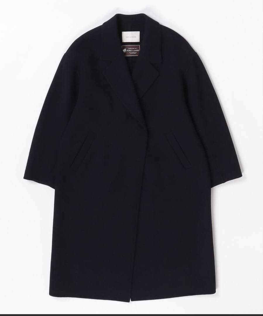 nano universe PURE LAMBS リバーロングコート 定価4万