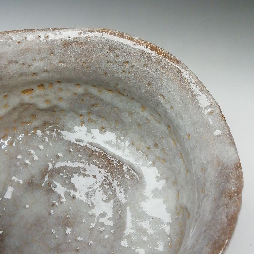 Ｓ７６２　茶碗　『鼠志野　茶碗』『中島春草作』　共箱　抹茶碗　茶道具