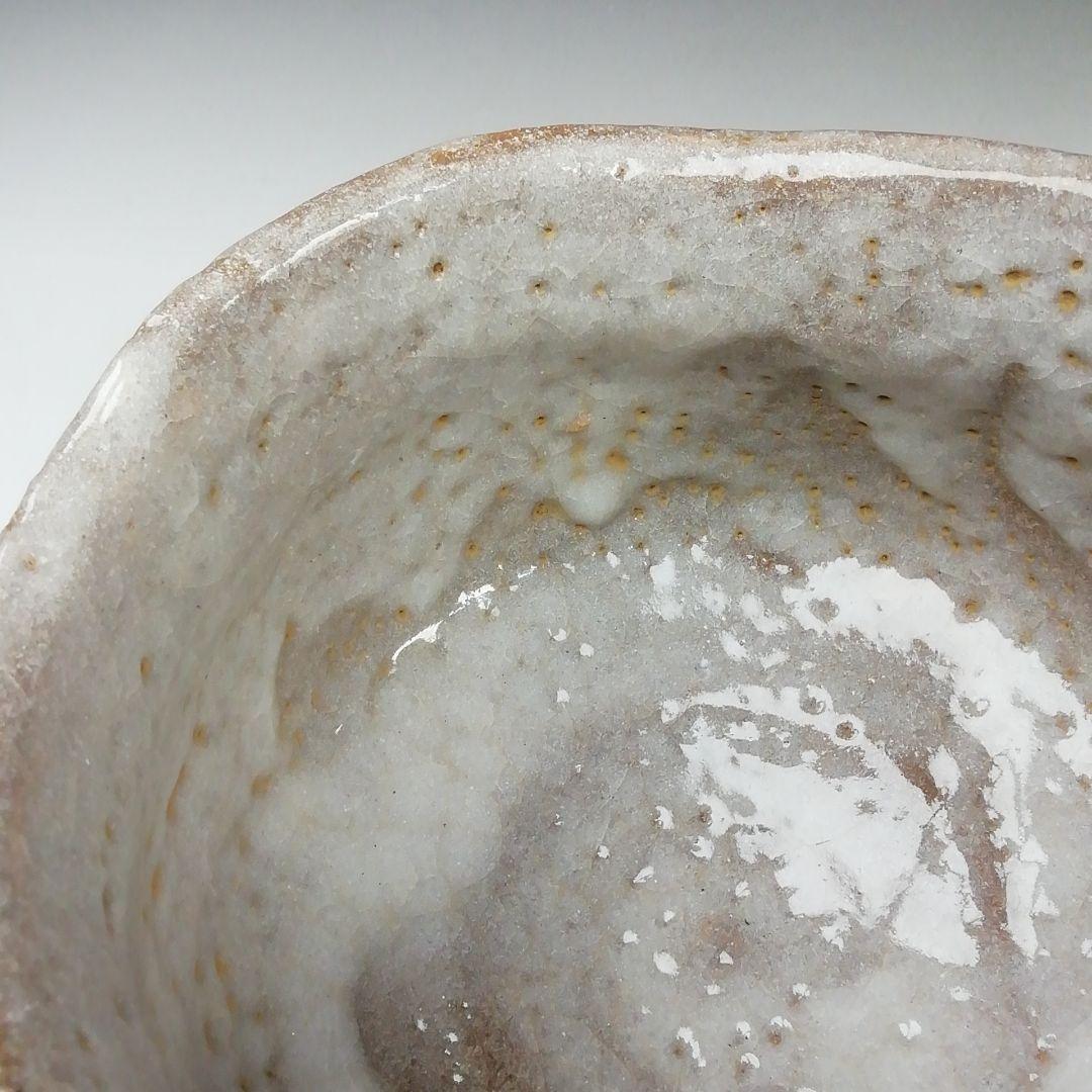 Ｓ７６２　茶碗　『鼠志野　茶碗』『中島春草作』　共箱　抹茶碗　茶道具