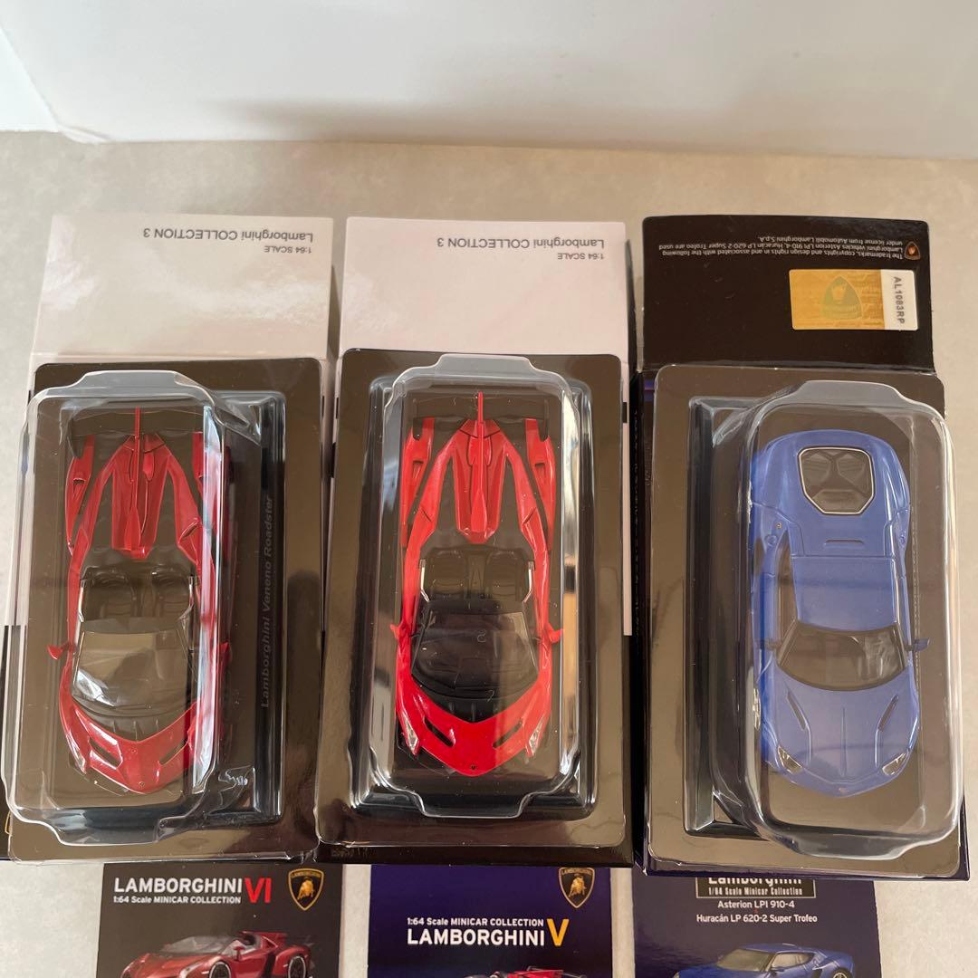 京商 1/64 ランボルギーニ 22台(イオタ，ミウラ，カウンタック等)