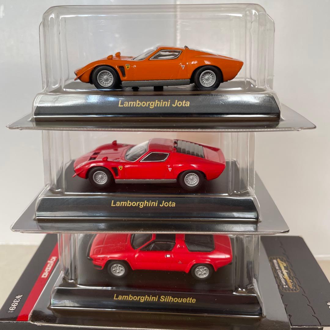 京商 1/64 ランボルギーニ 22台(イオタ，ミウラ，カウンタック等)