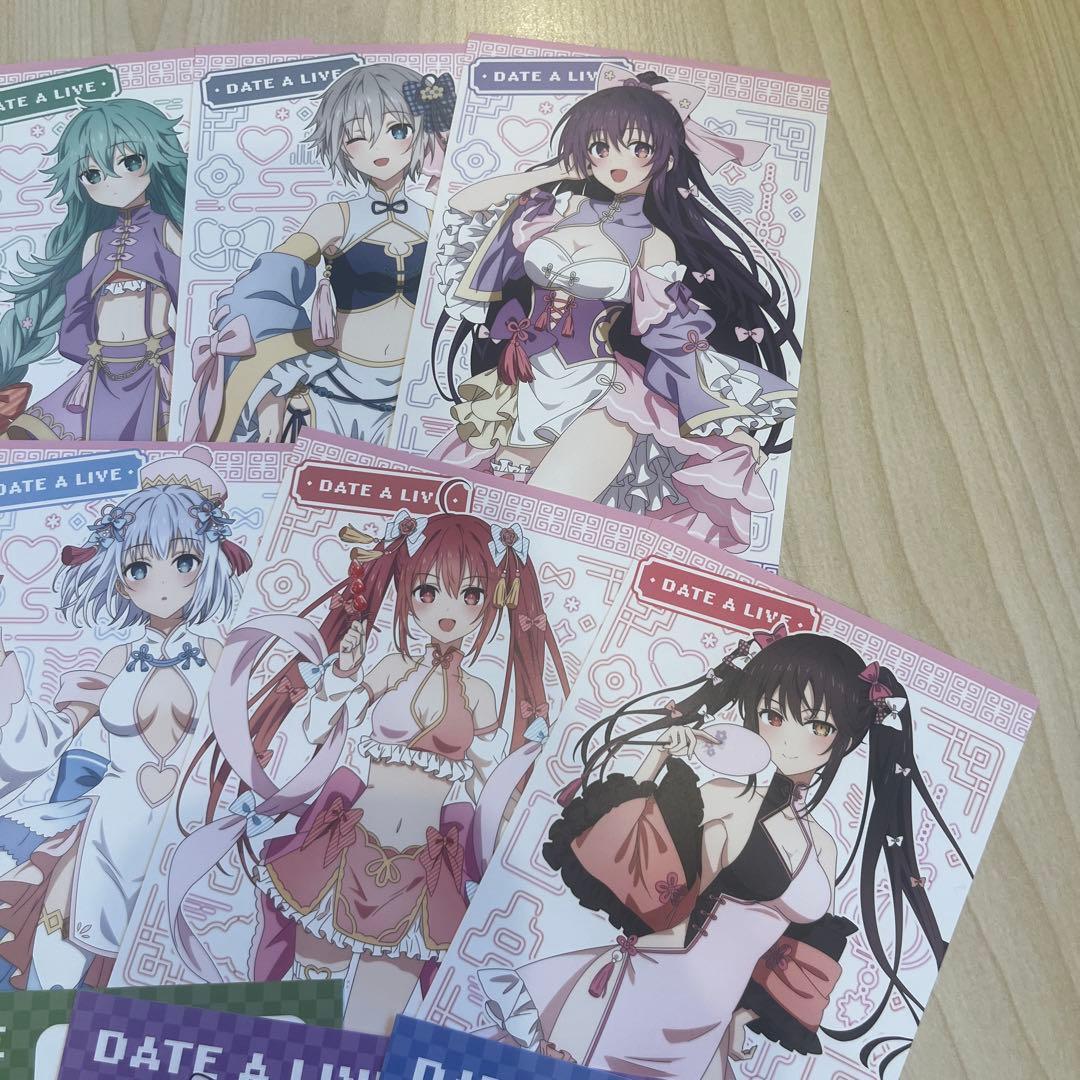 デート・ア・ライブ ホビー天国2 パステルチャイナ 特典 ポストカード　コンプ