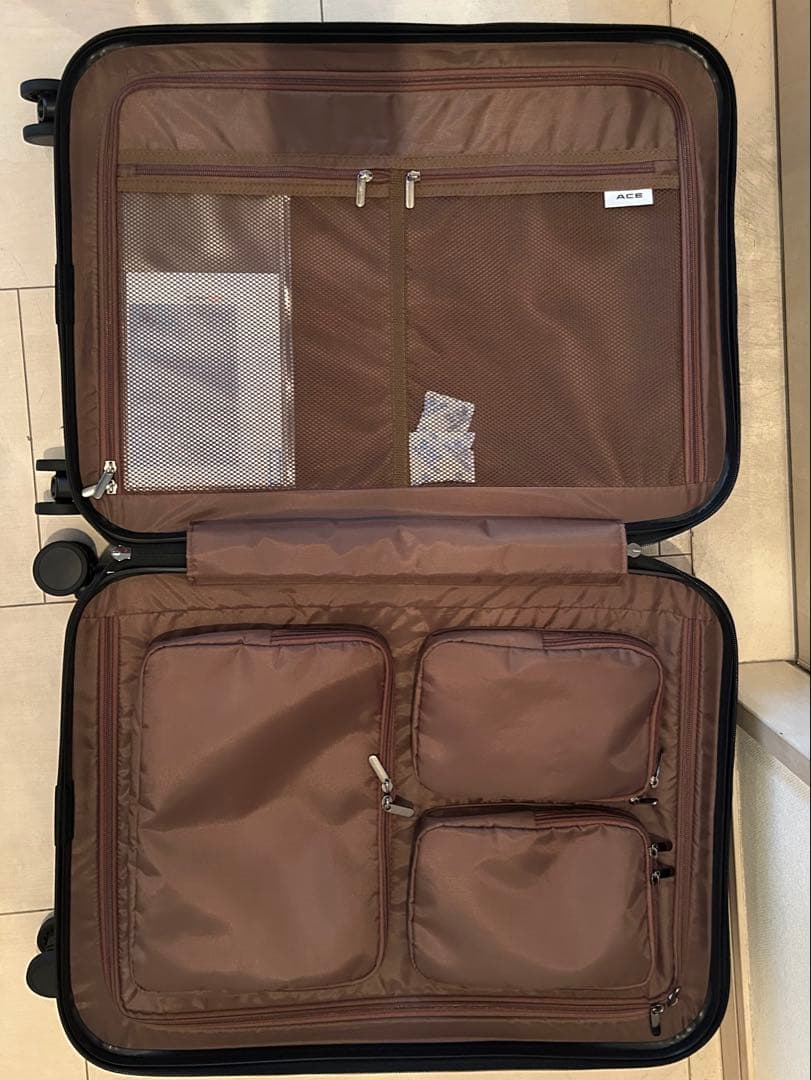 【新品未使用】ACE スーツケース 50L ブラック