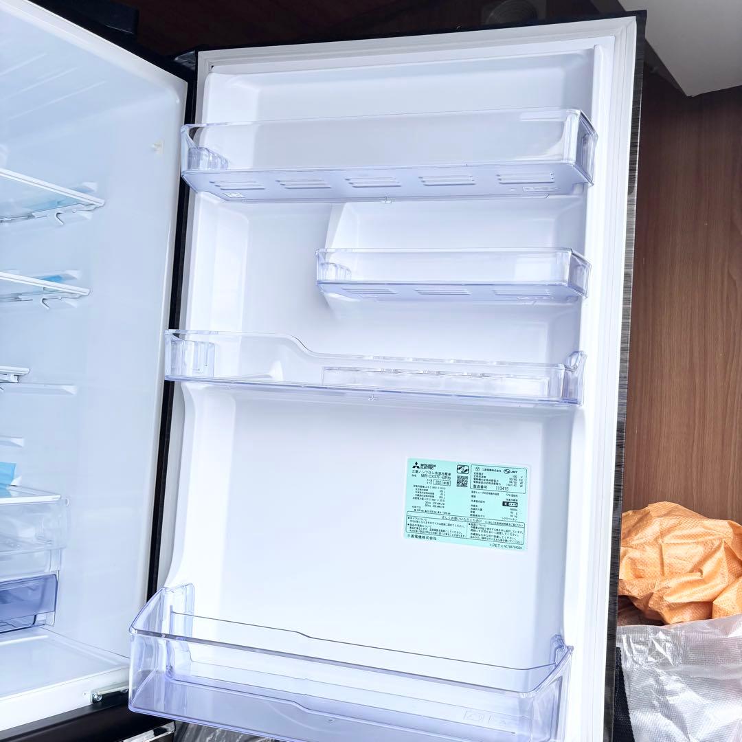 冷蔵庫　美品　三菱電機　2021年製 送料設置無料